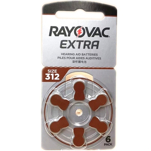 英国进口AYOVACR雷特威312助听器电池A312瑞声达专用耳机电子PR41