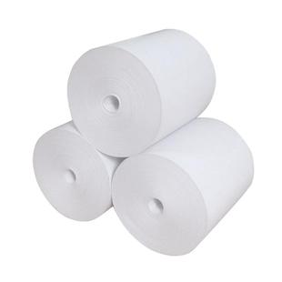 鑫恒图57*50超市热敏收银纸57x50(40米)无管芯热敏纸外卖58mm餐饮票据打印纸薄款蓝黑字两色可选