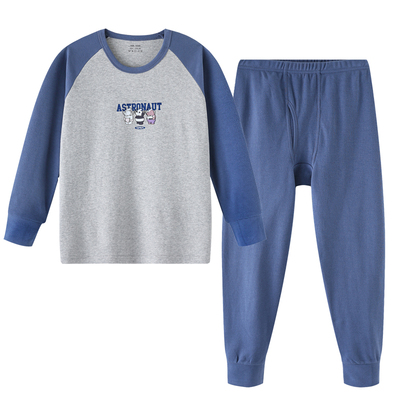 青少年纯棉秋衣秋裤套装