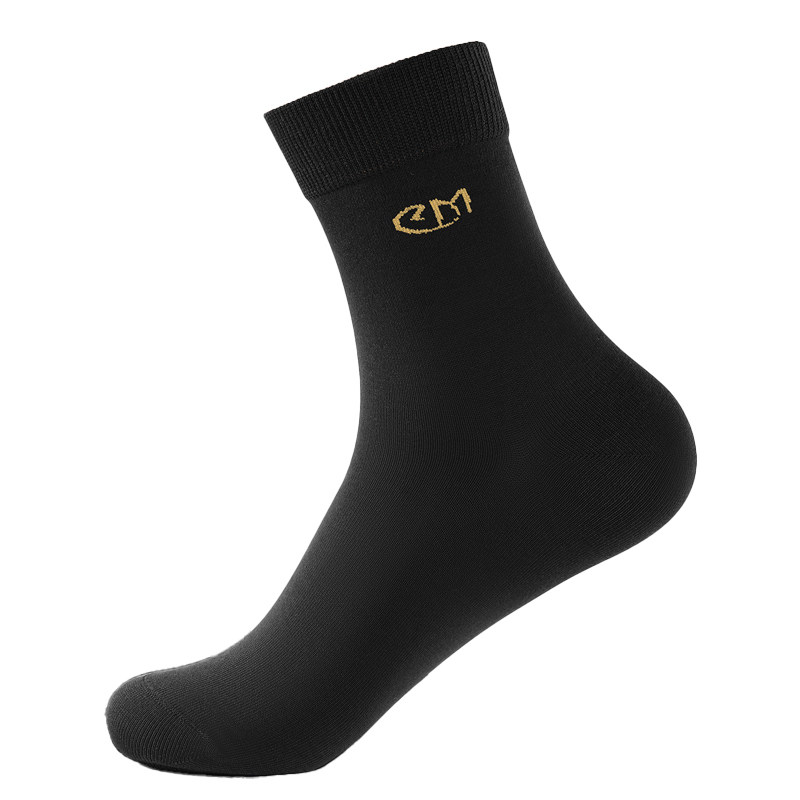 雅鹿秋冬袜子男士中筒袜商务吸汗防臭跑步运动防脱不臭脚四季袜子