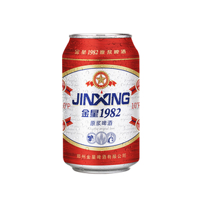 金星啤酒10度原浆整箱24罐装