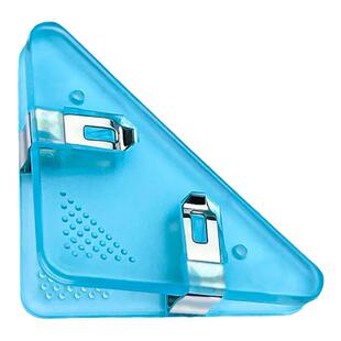 透明直角文件夹彩色边角夹多功能三角夹书夹子票夹书本书页纸张试卷收纳夹资料防卷边神器书角文件小夹子文具