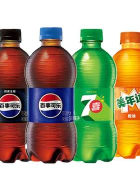 百事7喜美年达随身瓶300ml*12瓶