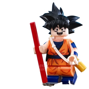 第三方龙珠超级赛亚人贝吉塔孙悟空魔人布欧积木人仔拼装玩具手办