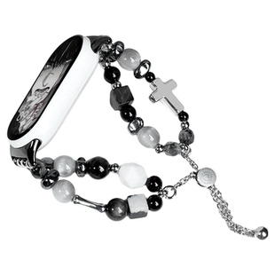 十字架适用小米手环9pro表带8手表7腕带表链华为手环七八九十10代