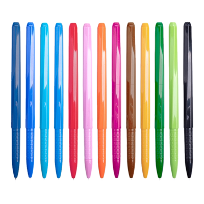 彩色中性笔学生用多色水笔0.38mm