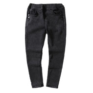 特大码冬季高腰加绒小脚女裤韩版