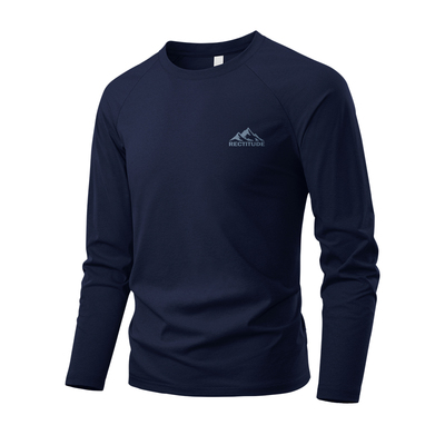 真维斯藏青色速干衣男款运动抗菌