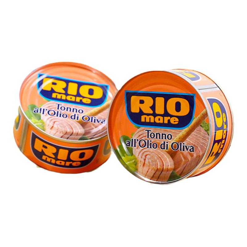 现货意大利RIO MARE进口油浸金枪鱼地中海饮食蔬菜沙拉罐头即食