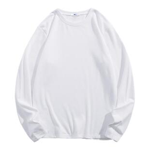 回力德绒打底衫男冬季双面磨毛内搭保暖内衣春季加绒白色长袖t恤Y