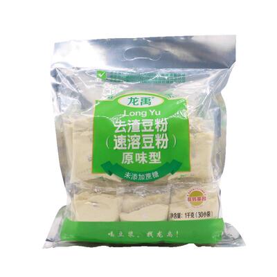 龙禹速溶豆浆粉原味去渣豆粉无糖