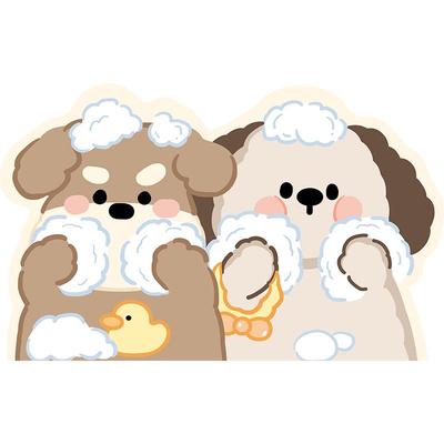 环保硅藻泥卡通浴室吸水防滑