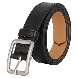 高初中学生皮带男生女生学院校园风腰带军训西装演出黑色裤带校服