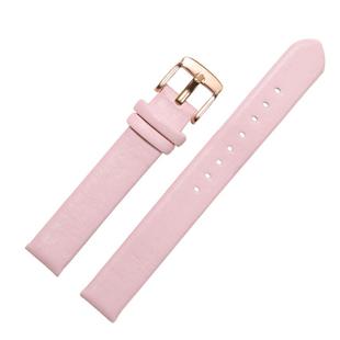 适配OliviaBurton手表带真皮 女士满天星小蜜蜂ob粉色牛皮12 14mm
