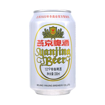 燕京啤酒10度特制330ml*24罐