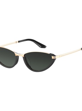 海伦凯勒新款半框猫眼近视太阳镜