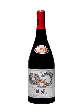 宁夏蓝赛星光黑皮诺干红葡萄酒