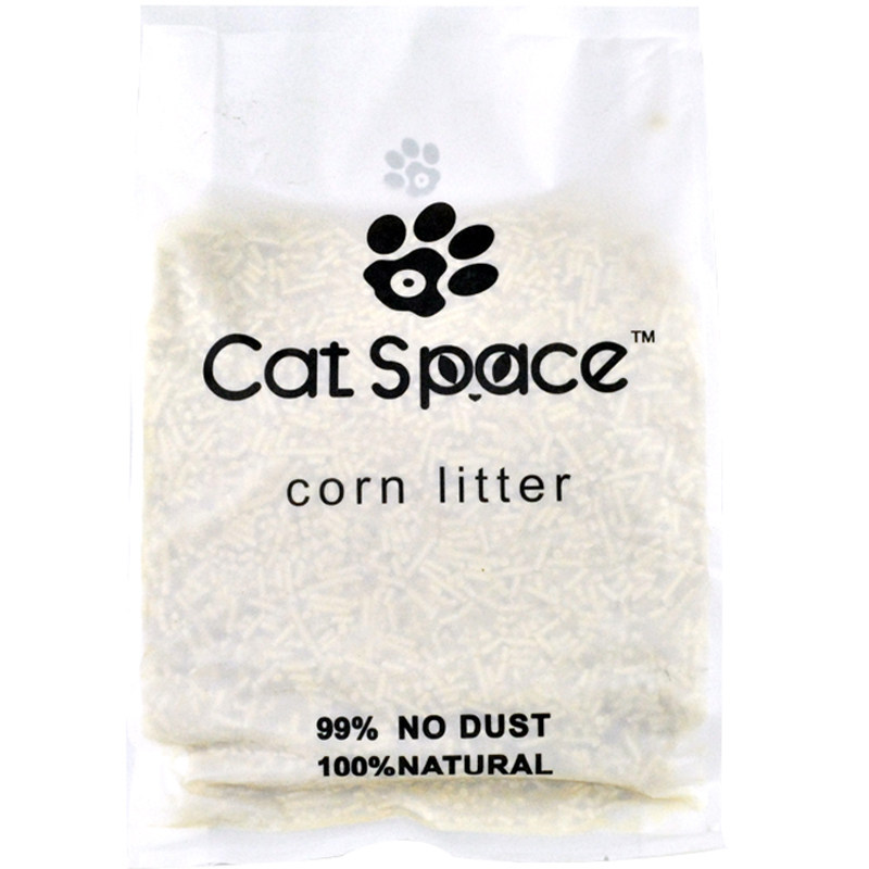 catspace豆腐猫砂植物玉米除臭去味无尘小猫沙2公斤绿茶豆腐砂