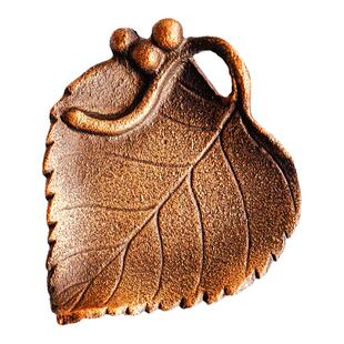 银杏菩提 日本进口香托香座香插 高冈铁器书房摆件禅道佛学香薰