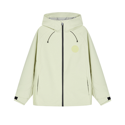 PALLADIUM帕拉丁户外运动休闲防泼水连帽女款梭织冲锋外套1912666