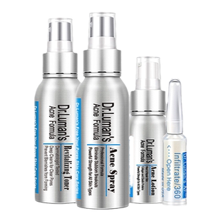 dr.luman卢曼博士美国进口祛痘精华套装去闭口粉刺痘印痘坑水乳液