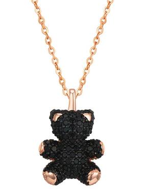 GraceGirl18k金白贝母交叉项链