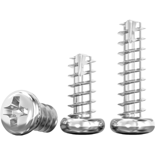PT 304不锈钢十字圆头割尾自攻盘头平尾螺丝钉M2M2.3M2.6M3M3.5M4