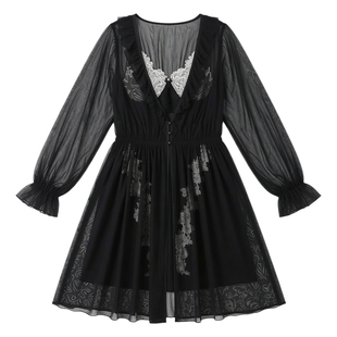 2026新款夏季纯欲风吊带睡衣两件套女带胸垫睡裙女款性感睡袍短款