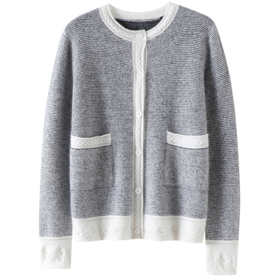 启超官方高端100%纯山羊绒衫