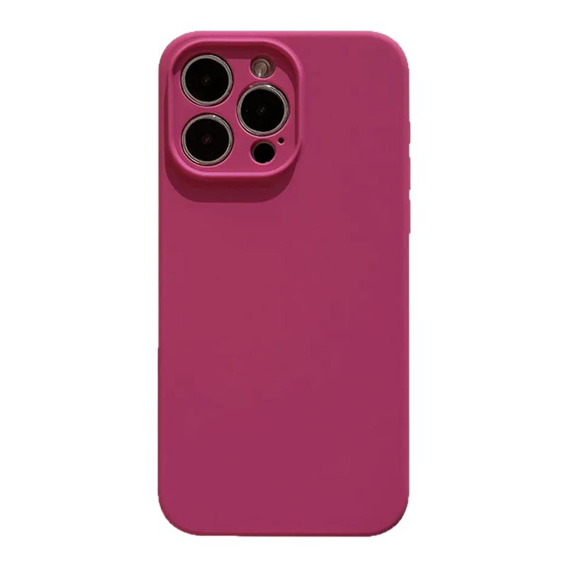 高级简约液态硅胶17air/17promax/15promax适用iphone16壳苹果13纯色手机套防滑保护套软新款14防摔