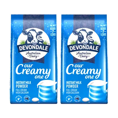 德运澳洲青少年1kg*2高钙早餐奶
