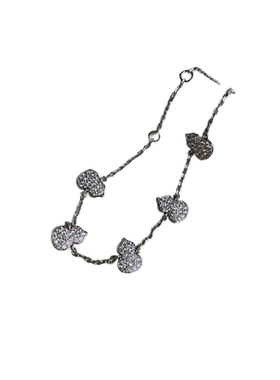 PANACHE “光曳”银色锆石葫芦极细款手链 小众简约高级可叠戴女