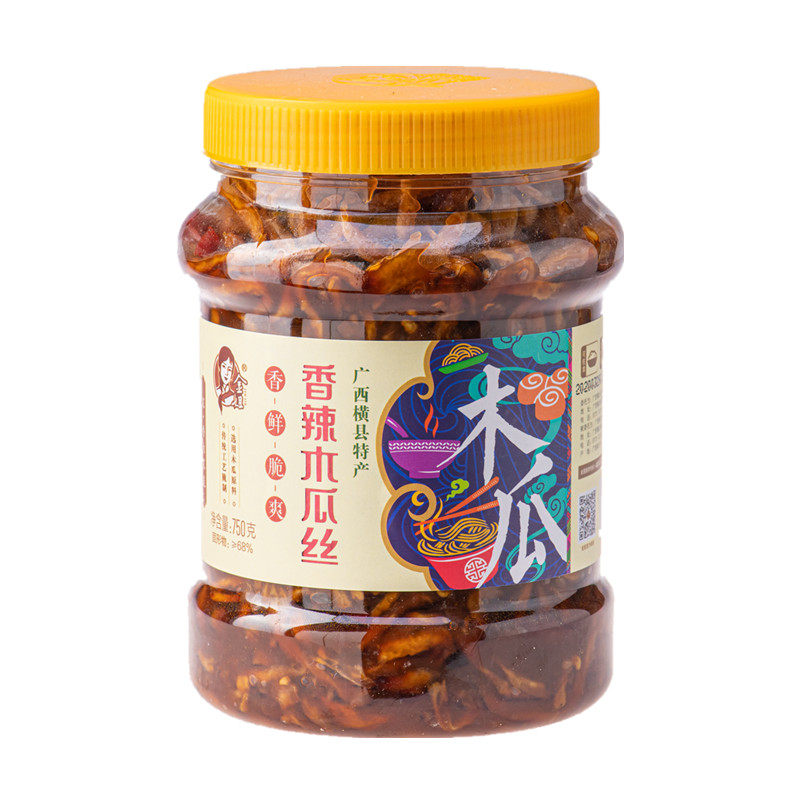 横州金姐木瓜丝酱菜香辣爽脆特产