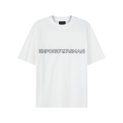 自营】阿玛尼圆领短袖T恤