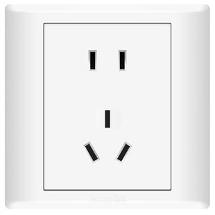 家用开关插座面板五孔暗装插座86型空调插16A三孔插USB插座开关