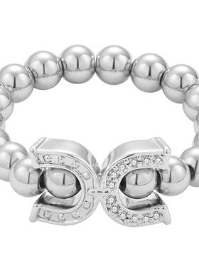 明星同款babama好事系列马蹄戒指情侣对戒男戒指马年生日礼物