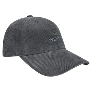 WE11DONE 男女同款灯芯绒logo字母刺绣帽子银泰百货精品 301574