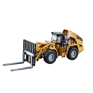 男孩大叉车塔吊合金挖掘机玩具儿童翻斗合金工程车铲车推土压路机
