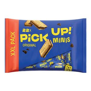 德国进口百乐顺pickup巧克力纯可可脂夹心饼干办公室休闲零食