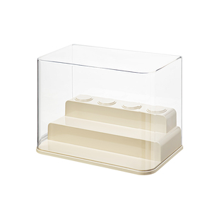 盲盒收纳展示架泡泡玛特手办展示柜亚克力多层加高立牌徽章收纳盒