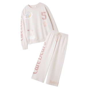 SNIDEL HOME2025秋冬新品Care Bears联名睡衣长裤套装SHCO254108