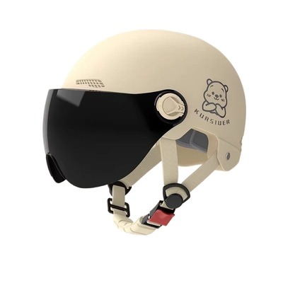 头盔新国标3C认证电动摩托车男女电瓶车防双镜冬季四季通用安全帽