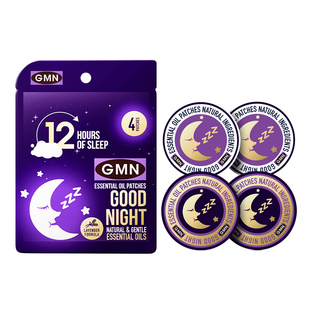 GMN进口睡眠晚安贴4贴舒眠精油辅助改善睡眠质量安睡贴官方旗舰店