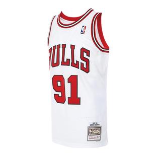 公牛队罗德曼97-98赛季NBA官方MN复刻91号球衣SW球迷版