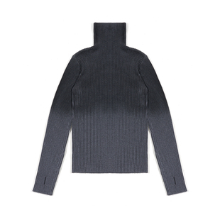 PRE PREWORKS简约渐变设计显瘦毛衣 慵懒时髦高领针织衫