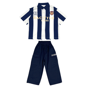 迪克家儿童街舞服装男童潮服帅嘻哈风hiphop炸街潮牌街舞女孩套装