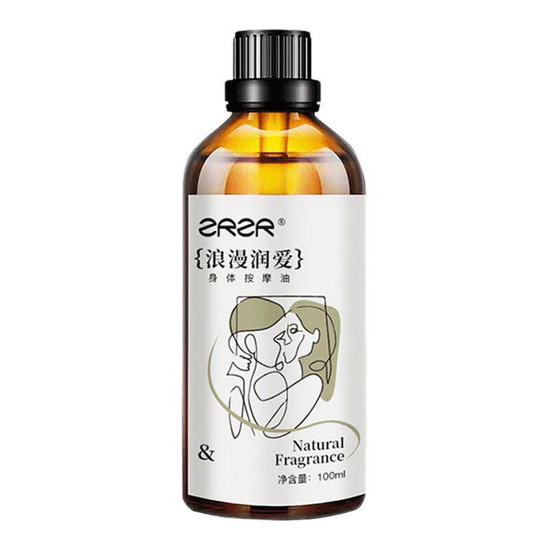 ZRZR浪漫润爱身体按摩精油100ml 按摩全身润滑油免洗身体油