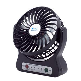 聆听者学生宿舍usb小风扇迷你静音大风力可充电便携桌面风扇小型