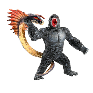 正版金刚大战红冠飞蛇手办玩具模型猩猩大号实心儿童男孩礼物