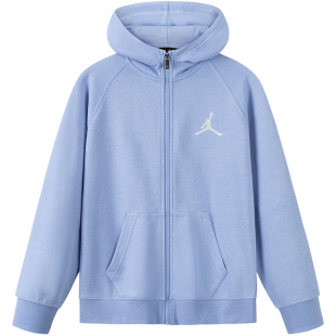 Jordan童装女童卫衣开衫儿童外套2026春季新款男童上衣JD2532286